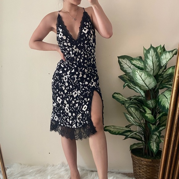 Reformation Dresses & Skirts - Reformation “f*ck off hate you” laced slip dress